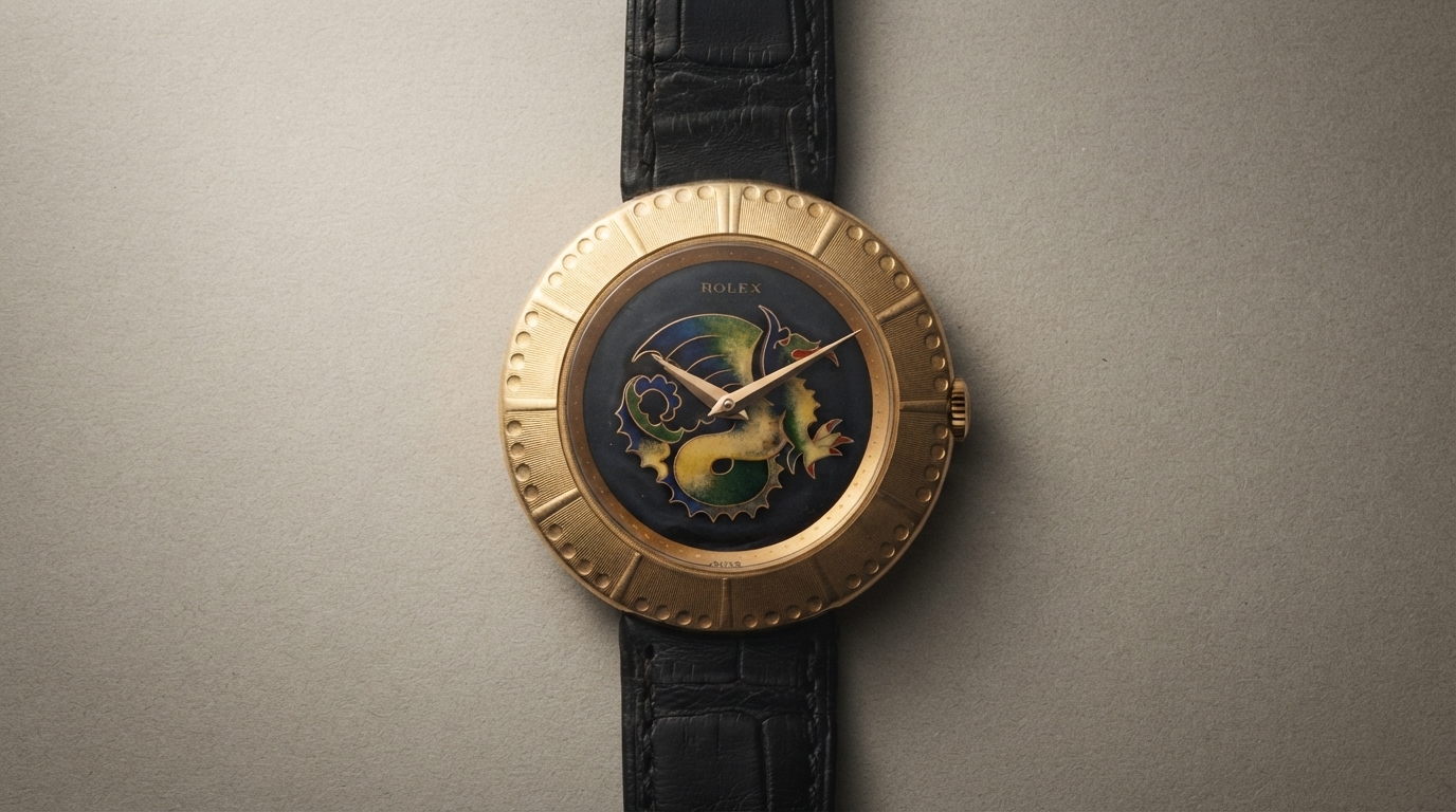 Editorial illustration for A Collector's Guide to Miniature Painting and Cloisonné Watch Dials