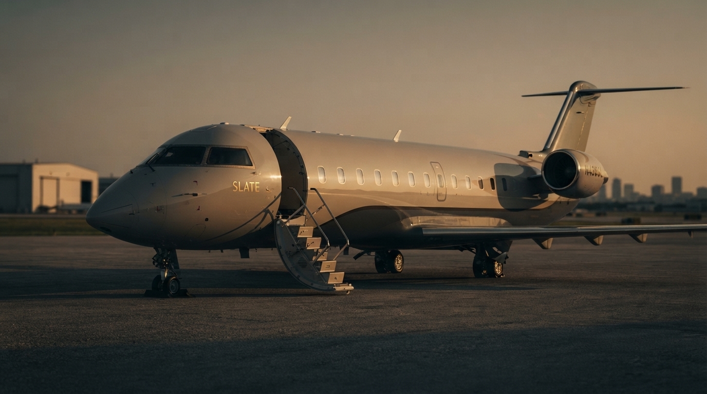 Editorial illustration for Comparing Private Jet Ownership Models: Jet Cards, Fractional, and Whole Aircraft for Ultra-High-Net-Worth Individuals