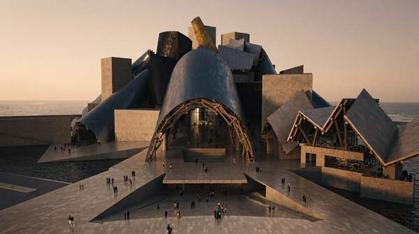 Editorial illustration for Guggenheim Abu Dhabi Architectural Vision Unveiled, Promising an Exploratory Visitor Journey