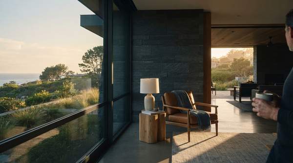 Editorial illustration for How Luxury Homes Turn Natural Light Into an Energy Strategy