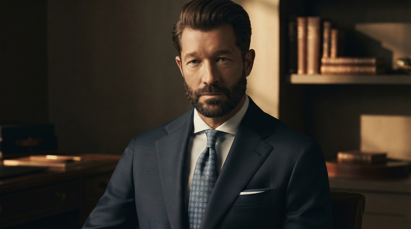 Editorial illustration for How to Tell a True Bespoke Suit: Full Canvas, the Pinch Test, and the Blank-Slate Pattern