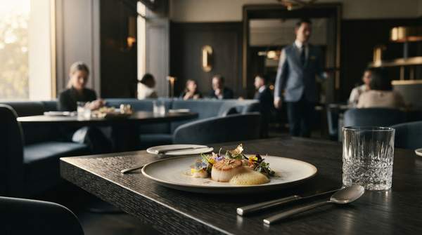 Editorial illustration for Luxury Fashion's Culinary Canvas: A Comparative Look at Brand-Integrated Dining