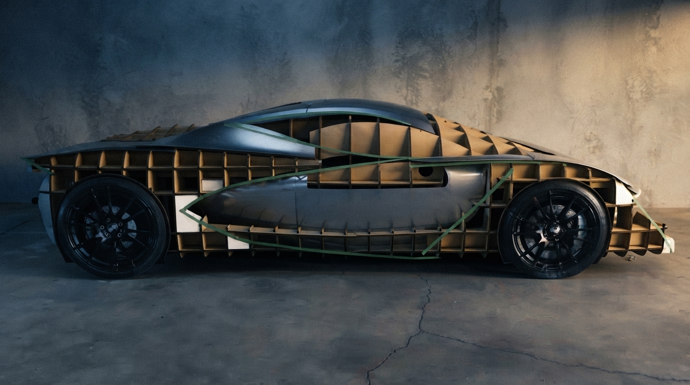 Editorial illustration for The Distinct Engineering and Artisanal Approaches of Bespoke Supercar Coachbuilders
